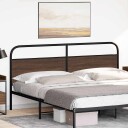  Hodegavl brun eik 200 cm stål og konstruert tre 8721158564399