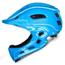 Wozinsky Fullface Barnehjelm med USB-baklys - 52-56cm - Bl??