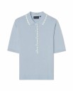 Lexington Clothing Short Sleeve Polo Sweater   Blue   M