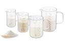 1ltr. Målebeger i glass fra Weis