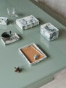Ferm Living Mist dekorasjonsbrett 15x20 cm Emerald off white