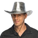 Boland Party Partners Cowboyhatt Sølv med Sømmer One size 01194