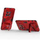 Armor Serien OnePlus 12 Hybrid-deksel med Stativ Rød