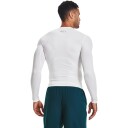Under Armour Men's UA HG Armour Comp Long Sleeve White XXL