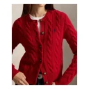 Polo Ralph Lauren 2/15 80 20 W/Cs Rws Sweater Cardiga   UNIVERSITY RED   XL