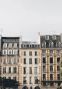 Beautiful Houses in Paris Plakat Plakat / 40x50cm