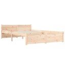 vidaXL Sengeramme heltre 120x200 cm