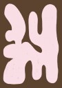 Blush Flowing Forms Plakat / 70x100