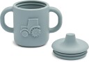 Liewood Amelio Sippy Tutekopp M traktor Blue Fog