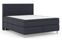 Select No 6 Komplett Sengepakke 210x210 F/M Memory/Pocket Blå/Metallben