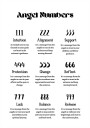 Angel Numbers Plakat Plakat / 50x70cm