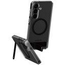 CARE by PanzerGlass Urban Explorer Mobildeksel til Samsung Galaxy S26+ med Kickstand og Qi-kompatibilitet - Gjennomsiktig/Svart