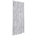 Vidaxl Insektgardin Grå Og Hvit 90x200 Cm Chenille