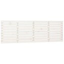 vidaXL Veggmontert sengegavl hvit 166x3x63 cm heltre furu
