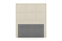 Rutet Sengegavl Choice 120 cm   Beige