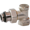 TILBAKESLAGSVENTIL MED O-RINGVINKEL 3/8"