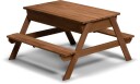 Woodlii Piknikbord med Sandkasse + Lokk Brun