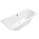 VILLEROY & BOCH OBERON 2.0 BADEKAR 180X80 FOR INNBYGGING HVIT ALPIN M/AVLØPSSETT I HVIT/KROM