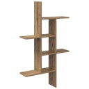 vidaXL Vegghylle Artisan eik 61 x 15 x 102 cm Konstruert tre