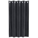  Gardiner med gardiner 2 pcs Mørke grå 140 x 140 cm Fløyel