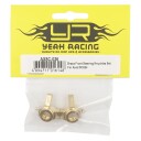 Yeah Racing AXSC-026 Brass Front Steering Knuckles Set for Axial