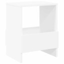 vidaXL Magasinreol Hvit 35 x 30 x 45 cm