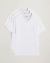 Boss BLACK 3-Pack V-Neck T-Shirt White