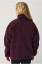 Ellos STUDIO   Pilejakke Girl Short Soft Pile  Jacket   Lilla