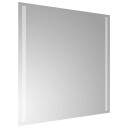vidaXL Baderomsspeil med LED 60x60 cm