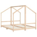 Vidaxl Barnesengeramme 2x80x200 cm heltre furu