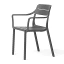 Nardi Cassia stol med armlener Basalto