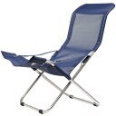 Fiam Fiesta hvilestol navy aluminium