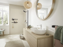 Hg Pulsify S Showerpipe 260 - 2Jet Med Showertablet Select 400, Krom