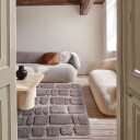 Ryetepper   Otranto Natural Cotton Shaggy taupe Størrelse: 160 x 230 cm