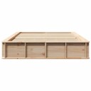  Sengestamme med lagring Brun 140 x 190 cm Heltre furu