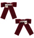 Konges Sløjd Hårspenner Juliette Bow 2-Pack Rio Red.