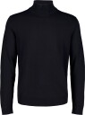 Lindbergh Soft Viscose Blend Roll Neck Sweate   BLACK   M