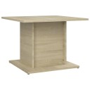 vidaXL Salongbord sonoma eik 55,5x55,5x40 cm sponplate