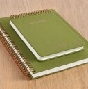 Kozo Notatbok M/spiral Premium A4 Olive Green