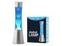 iTotal - Lava Lamp 40 cm - Silver Base, Blue Liquid and White Wax (XL1791)