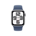 Apple Watch SE 2nd Gen 40mm LTE Silver Alu/Denim sport band S/M