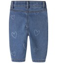 Name It Jeans   NbfRose   Noos   Medium+ Blue Denim/Heart   Name It   56   Jeans   Blå
