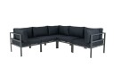Venture Design Copacabana sofagruppe Khaki med grå pute 3 hjørne & 2 midtdel