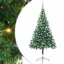 vidaXL Kunstig juletre med LED og kulesett 150 cm 380 grener
