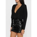 Actualee Dame Topper Svart L,