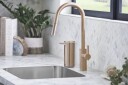 Simplehuman såpedispenser oppladbar rosegull