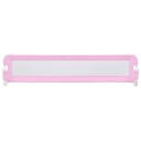 vidaXL Sengehest småbarn rosa 180x42 cm polyester