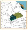 FLOSS & ROCK Dino Water Multiplay  48P6025