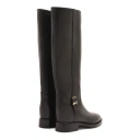Santoni, Dame, Sko, Svart, 40 1/2 EU,