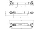 Vatette Tilbakeslagsventil FG0986001 Vannmålerkonsoll 190-220 mm Med